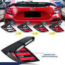 Load image into Gallery viewer, inginuity time LED RGB Tail Lights for Honda Civic 2016-2021 10th Gen FK Hatchback Type-R Start-up Animation Sequential Turn Signal Bluetooth APP Control Rear Lamps Assembly
