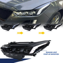 Load image into Gallery viewer, inginuity time LED Blackout Headlights for Cadillac CT5 CT5-V 2020-2024 Triple Beams Start-up Animation Seqeuntial Signal Front Lamps Assembly