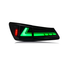 Load image into Gallery viewer, inginuity time LED RGB Tail Lights for Lexus IS250 IS350 ISF 2006-2013 APP Control Rear Lamps Assembly