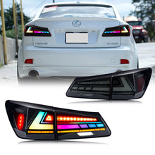 Load image into Gallery viewer, inginuity time LED RGB Tail Lights for Lexus IS250 IS350 ISF 2006-2013 APP Control Rear Lamps  Assembly

