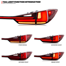 Load image into Gallery viewer, inginuity time LED Facelift Tail Lights with Trunk Lamp for Lexus RX450 RX350 2016-2021 Switchback Start-up Animation Rear Lamps Assembly