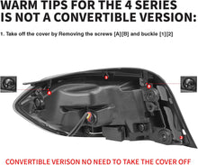 Cargar imagen en el visor de la galería, inginuity time LED Tail Lights for BMW M4 GTS F32 F33 F82 F36 F82 F83 2014-2020 Sequential Indicator Start Up Animation Rear Lamp Assembly