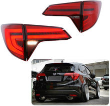 Load image into Gallery viewer, inginuity time LED Tail Lights for Honda HR-V 2016-2022 With Start Up Animation DRL Brake Sequential Turn Signal Rear Lamps Assembly