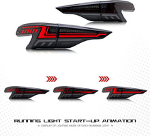 Cargar imagen en el visor de la galería, inginuity time LED Tail Lights & Middle Lamp for Toyota Sienna 2021 2022 2023 Start Up Animation Sequential Turn Signal Rear Lamp Assembly