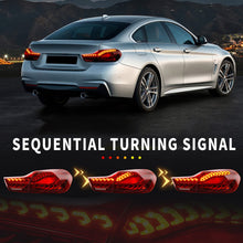 Cargar imagen en el visor de la galería, inginuity time LED Tail Lights for BMW M4 GTS F32 F33 F82 F36 F82 F83 2014-2020 Sequential Indicator Start Up Animation Rear Lamp Assembly