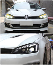 Load image into Gallery viewer, inginuity time LED Headlights for VW Volkswagen Golf 7 MK7 2014-2017 Start Up Animation Sequential Indicator Front Lamp Assembly