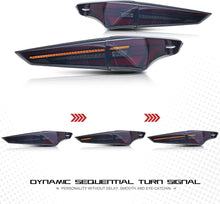 Load image into Gallery viewer, inginuity time LED Tail Lights for Toyota Highlander 2020 2021 2022 Black Sequential Indicator Start Up Animation Rear Lamps