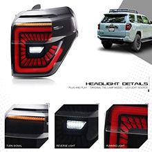 Load image into Gallery viewer, inginuity time LED Tail Lights for Toyota 4 Runner 2010-2021 Start Up Animation Sequential Turn Signal Rear Lamp Assembly
