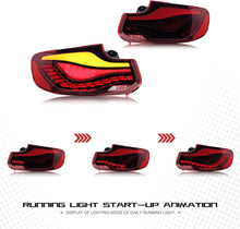 Cargar imagen en el visor de la galería, Inginuity Time LED GTS Tail Lights for BMW 2-Series M2 F22 2014 2015 2016 2017 2018 2019 2 Sery Coupe Convertible Red F23 F87 OLED Start-up Animation Sequential Indicator Rear Lamps Accessary