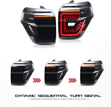 Load image into Gallery viewer, inginuity time LED Tail Lights for Toyota 4 Runner 2010-2021 Start Up Animation Sequential Turn Signal Rear Lamp Assembly