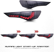 Load image into Gallery viewer, inginuity time LED Tail Lights for Nissan Sentra 2020 2021 2022 Black Rear Lamps Blue Start-up Animation Assembly