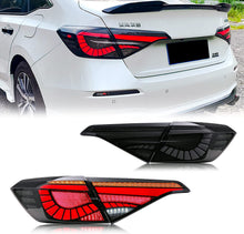 Load image into Gallery viewer, inginuity time LED Tail Lights for Honda Civic 2022-2026 11Th GEN Sedan Rear Lamps With Start-up Animation Sequential Signal Taillights Accessary