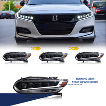 Load image into Gallery viewer, inginuity time LED Bugatti Headlights for Honda Accord 10th Gen 2018-2023 Start-up Animation Sequential Indicator Front Lamps Assembly