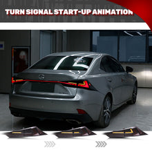 Load image into Gallery viewer, inginuity time LED Tail Lights with Trunk Lamp for Lexus 2014 2015 IS250 2016 2017 IS200t 2016-2020 IS300 2014-2020 IS350 Start Up Animation Sequential Facelift Lamps
