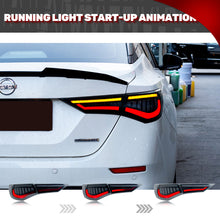 Load image into Gallery viewer, inginuity time LED Tail Lights For Nissan Sentra 2020 2021 2022 2023 Smoked Rear Lamps Start-up Animation Assembly
