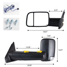 Load image into Gallery viewer, inginuity time Towing Mirror For Dodge Ram 2002-2008 ram 1500 2500 3500 Super Duty Power Heated