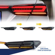Cargar imagen en el visor de la galería, inginuity time LED Audi Tail Lights & Trunk Lamp for Toyota 8th GEN Camry 2018-2023 SE LE TRD Start-up Animation Sequential Indicator Rear Lamps