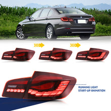 Cargar imagen en el visor de la galería, inginuity time LED GTS Tail Lights for BMW 5 Series F10 F18 2011-2017 Start Up Animation Sequential Turn Signal Accessary