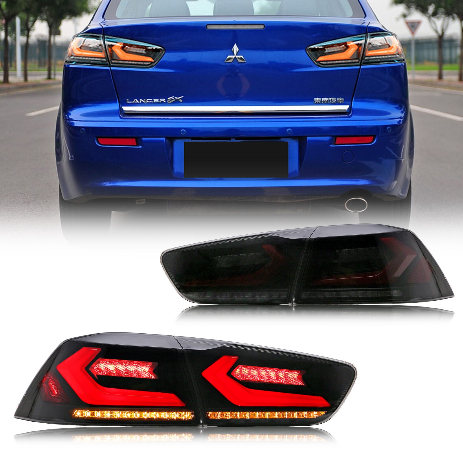 inginuity time LED コルベット テールライト 三菱 ランサー 2008-2023 