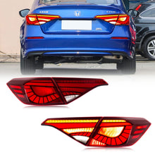 Load image into Gallery viewer, inginuity time LED Tail Lights for Honda Civic 2022-2026 11Th GEN Sedan Rear Lamps With Start-up Animation Sequential Signal Taillights Accessary
