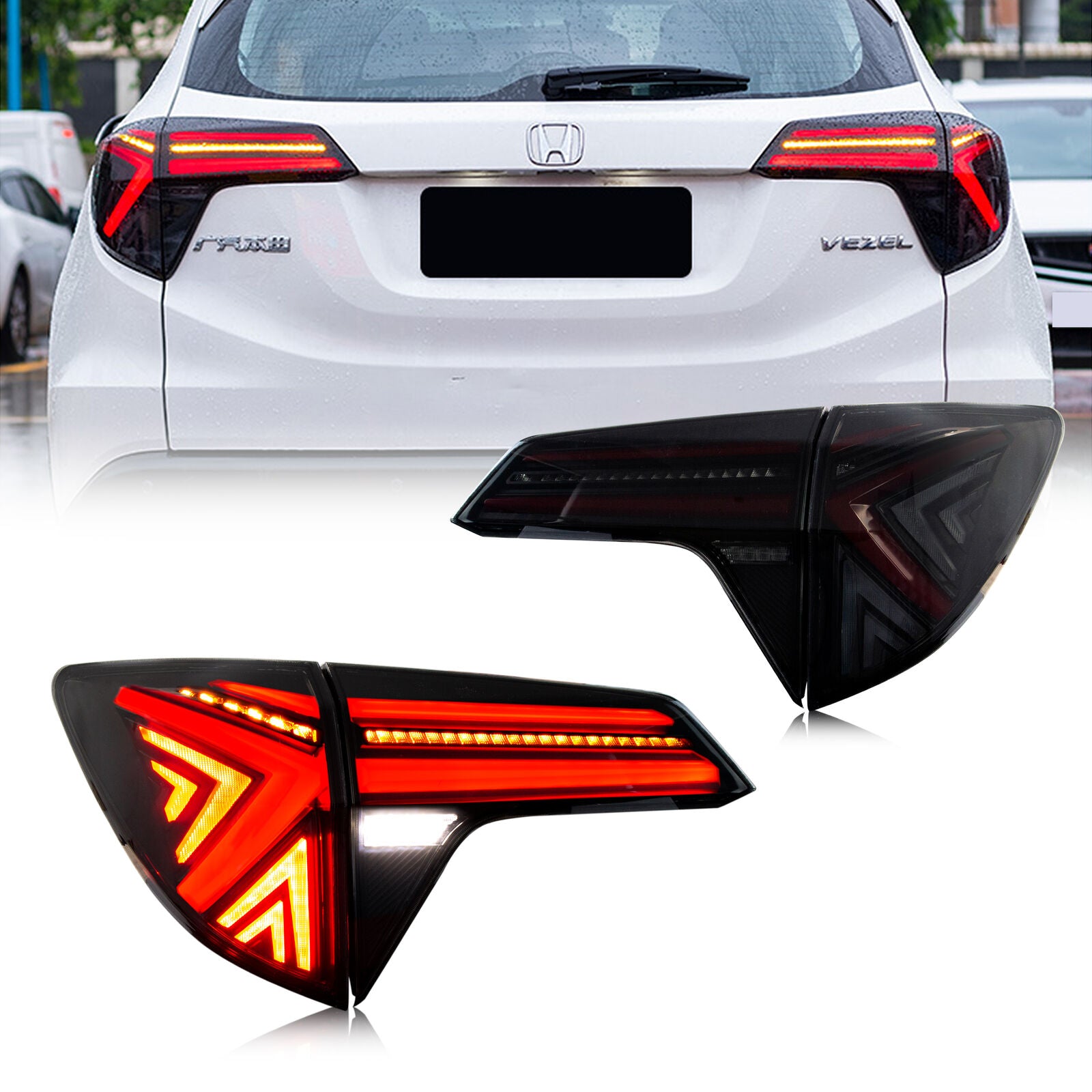 ホンダ VEZEL テールランプ inginuity time LED Tail Lights for Honda HR-V Vezel 2016-2022