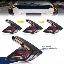 Load image into Gallery viewer, inginuity time LED Tail Lights for Honda Civic 10Th Gen 2016-2021 Type R Hatchback DRL Start Up Animation Rear Lamp Assembly