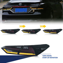 Cargar imagen en el visor de la galería, inginuity time Nike LED Tail Lights for Toyota Camry 2018-2024 Rear Lamps Start Up Animation DRL Brake Turn Signal Assembly