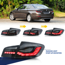 Cargar imagen en el visor de la galería, inginuity time LED GTS Tail Lights for BMW 5 Series F10 F18 2011-2017 Start Up Animation Sequential Turn Signal Accessary