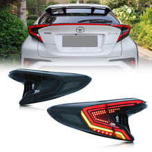 Load image into Gallery viewer, inginuity time LED Tail Lights for Toyota C-HR 2018 2019 2020 2021 2022 Start-Up Animation Blackout Rear Lamp Assembly