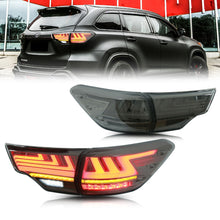 Cargar imagen en el visor de la galería, inginuity time LED Lexus Tail Lights for Toyota Highlander 2014-2018 Start up Animation Sequential Indicator Rear Lamps Assembly