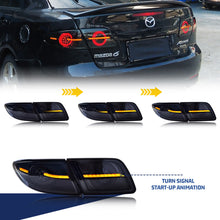 Load image into Gallery viewer, inginuity time Sequential Tail Lights for Mazda 6 2003-2008 Animation Rear Lamps