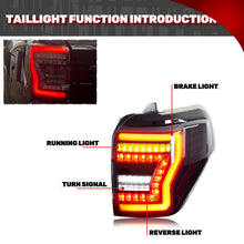 Load image into Gallery viewer, inginuity time LED Tail Lights for Toyota 4Runner 5th GEN 2010-2023 Start-up Animation Sequential Rear Lamps Assembly