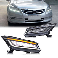 Cargar imagen en el visor de la galería, inginuity time LED Sequential Headlight For Honda Accord 8TH GEN 2008-2013 Start-up Animation Front Lamp