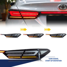 Cargar imagen en el visor de la galería, inginuity time LED Audi Tail Lights & Trunk Lamp for Toyota 8th GEN Camry 2018-2023 SE LE TRD Start-up Animation Sequential Indicator Rear Lamps