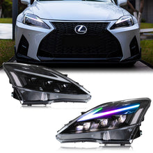 Load image into Gallery viewer, inginuity time LED RGB Headlights for Lexus IS250 IS350 2006-2012 Animation Front Lamps