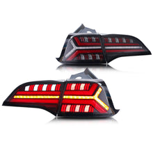 Cargar imagen en el visor de la galería, inginuity time LED Fishbone Sequential Tail Lights for Tesla Model 3 Model Y 2017-2022 Start Up Animation Rear Lamps