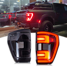 Load image into Gallery viewer, inginuity time LED Smoke Tail Lights for Ford F-150 F150 XLT 2021 2022 2023 Sequential Rear Lamps
