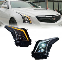 Load image into Gallery viewer, inginuity time LED Headlights for Cadillac ATS 2013-2019 With Start Up Animation Sequential Indicator Front Lamp Assembly Accessary