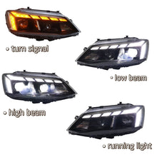 Load image into Gallery viewer, inginuity time LED Headlights for VW Volkswagen Jetta MK6 2012-2018 Start Up Animation Sequential Turn Signal Accessary