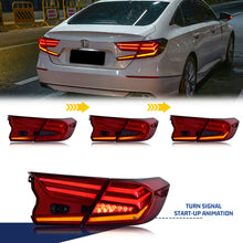 Load image into Gallery viewer, inginuity time LED V1 Tail Lights for Honda Accord 10th Gen 2018-2024 Animation DRL Sequential Indicator Rear Lamp Assembly