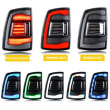 Load image into Gallery viewer, inginuity time LED RGB Tail Lights for Dodge Ram 4th GEN 2009-2018 Rear Lamps Start-up Animation Sequential Turn Signal Assembly

