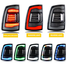 Load image into Gallery viewer, inginuity time LED RGB Tail Lights for Dodge Ram 4th GEN 2009-2018 Rear Lamps Start-up Animation Sequential Turn Signal Assembly