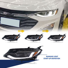 Load image into Gallery viewer, inginuity time LED Headlights for Chevrolet Malibu 2019-2023 Start-up Animation Sequential Indicator Front Lamps