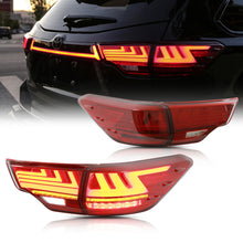 Cargar imagen en el visor de la galería, inginuity time LED Lexus Tail Lights for Toyota Highlander 2014-2018 Start up Animation Sequential Indicator Rear Lamps Assembly