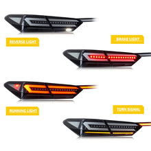 Cargar imagen en el visor de la galería, inginuity time LED Audi Tail Lights & Trunk Lamp for Toyota 8th GEN Camry 2018-2023 SE LE TRD Start-up Animation Sequential Indicator Rear Lamps