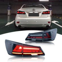 Load image into Gallery viewer, iniginuity time LED Tail Lights for Lexus IS250 IS350 ISF 2006-2013 Sequential Start Up Animation Rear Lamp