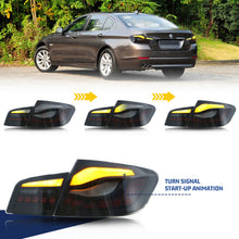 Cargar imagen en el visor de la galería, inginuity time LED GTS Tail Lights for BMW 5 Series F10 F18 2011-2017 Start Up Animation Sequential Turn Signal Accessary