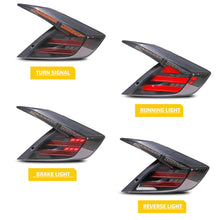 Load image into Gallery viewer, inginuity time LED Mugen Tail Lights for Honda Civic 10Th Gen Sedan 2016-2021 Start Up Animation Sequential Indicator Rear Lamp Assembly