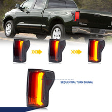 Load image into Gallery viewer, inginuity time LED Tail Lights For Toyota Tundra 2007-2013 Sequential Smoked Start-up Animation Rear Lamps