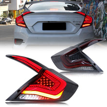 Load image into Gallery viewer, inginuity time LED Tail Lights for Honda Civic 10Th Gen 2016-2021 DRL Start Up Animation Rear Lamp Assembly